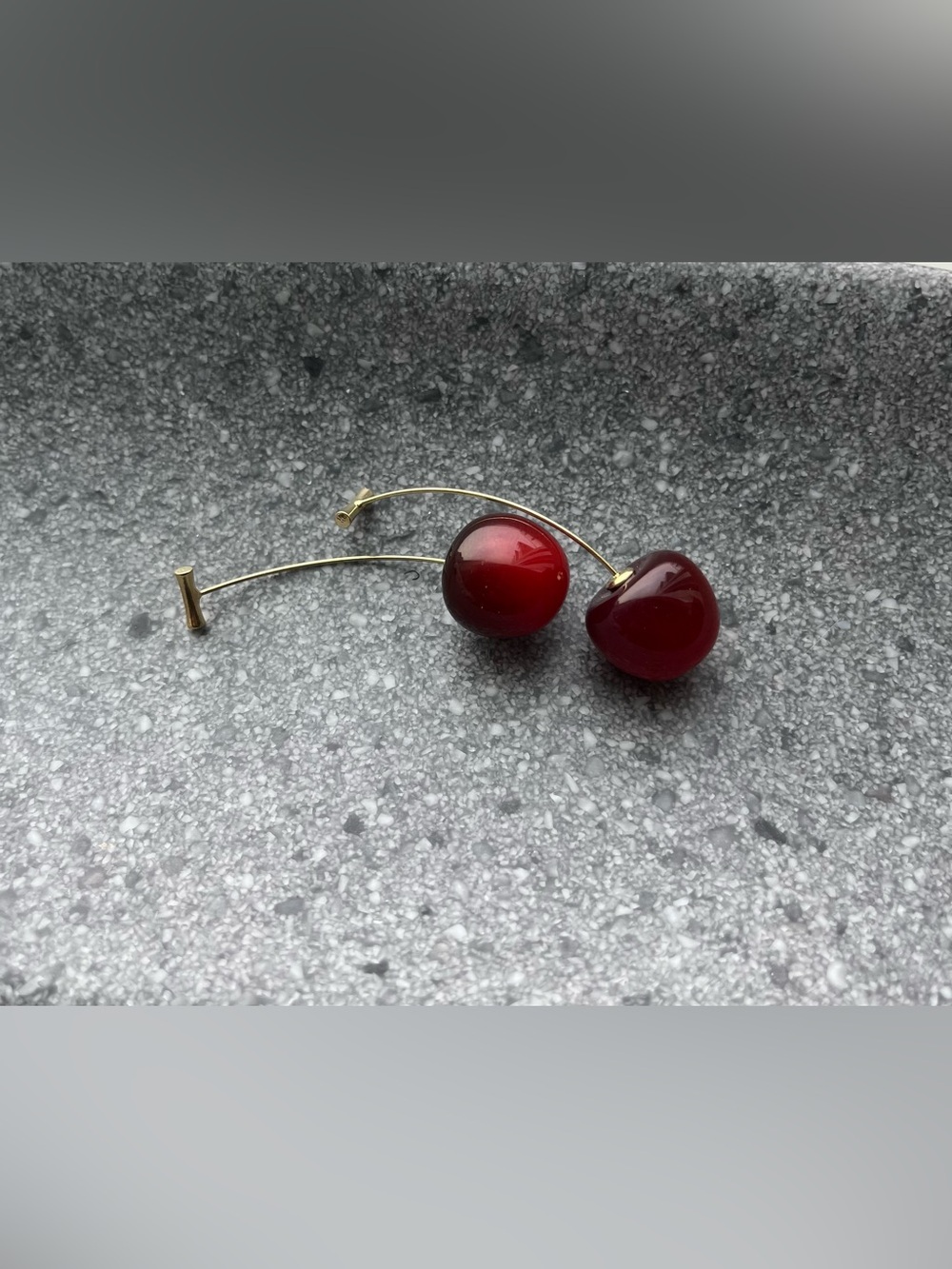 Cherry Stem Earrings